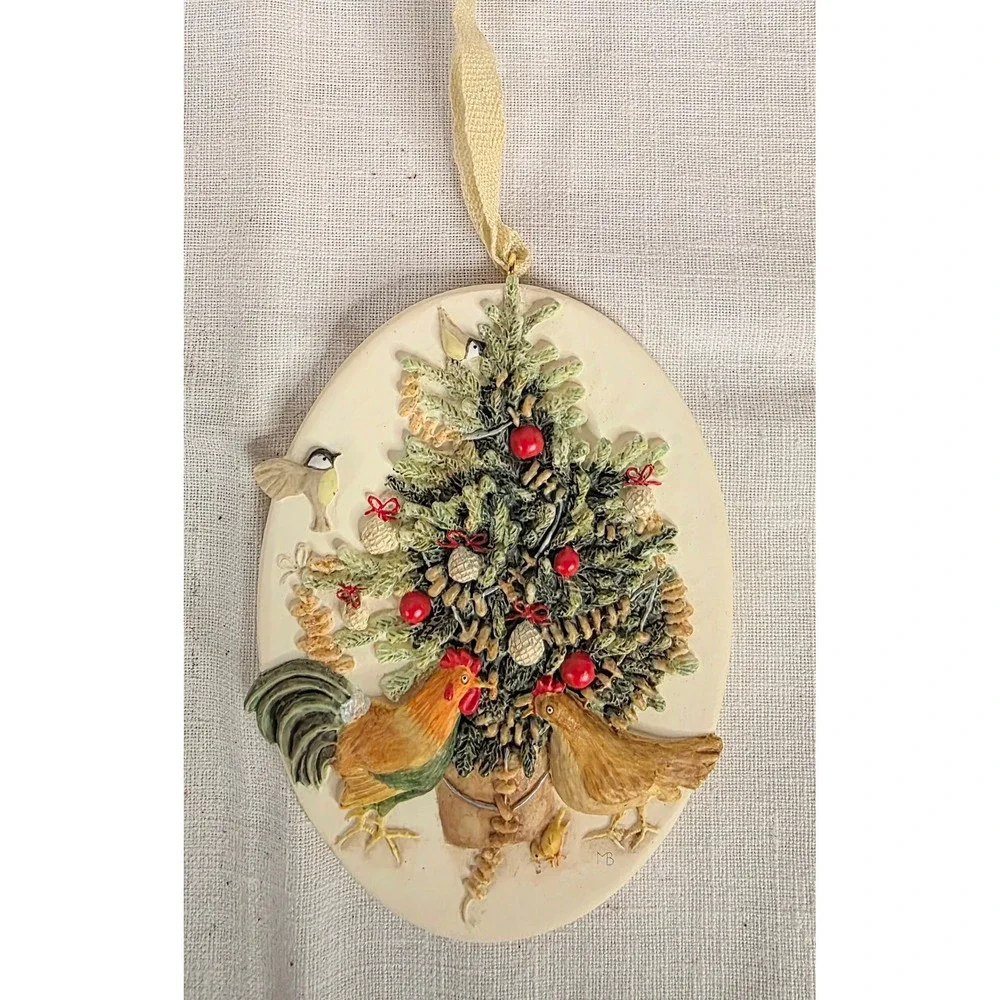 Hallmark 1996 Keepsake Ornament Marjolein Bastin Birds Christmas Tree Vintage